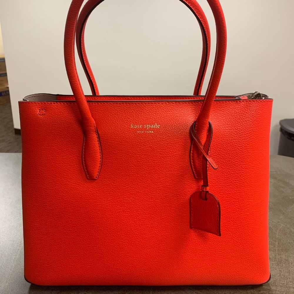 Kate Spade Eva Medium Zip Top Satchel Geranium